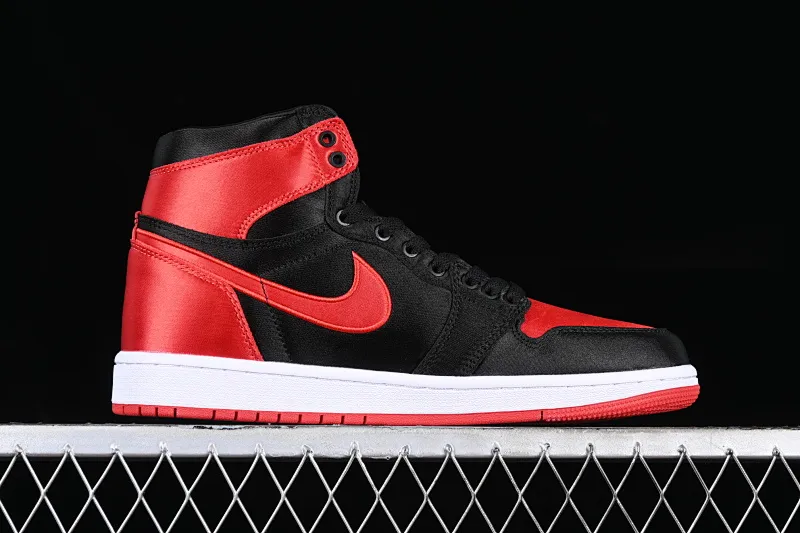 All categories Air Jordan Jordan series basketball shoes Air Jordan 1 High Z version Air Jordan 1 High OG "Satin Bred" AJ1 Joe 1 silk forbidden wear FD4810-061